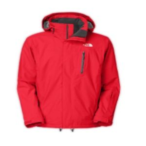 The North Face Men's Peskara Jacket in Red - Excellent Condition